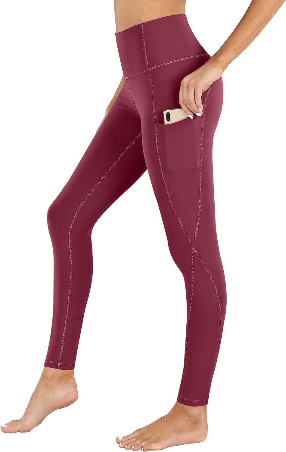 Stylish High Waist Yoga Pants for Women - Pocketed Workout Leggings for Ultimate Comfort and Performance