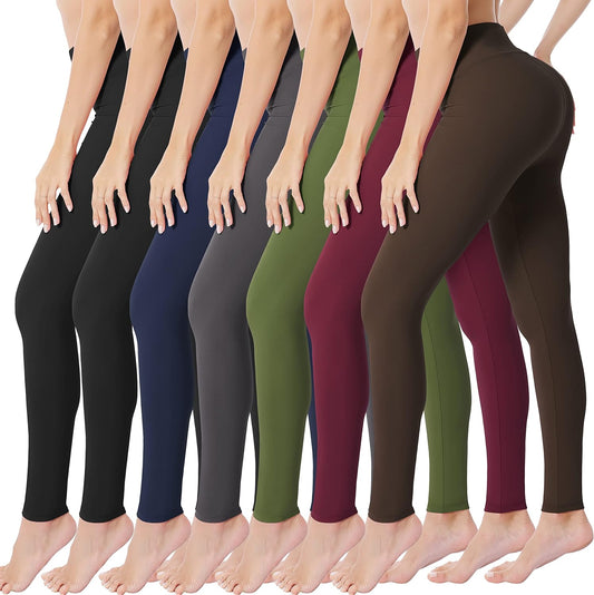 Elevate Your Style with Creamlush High Waisted Leggings - Full Length & Capri Options for Women!