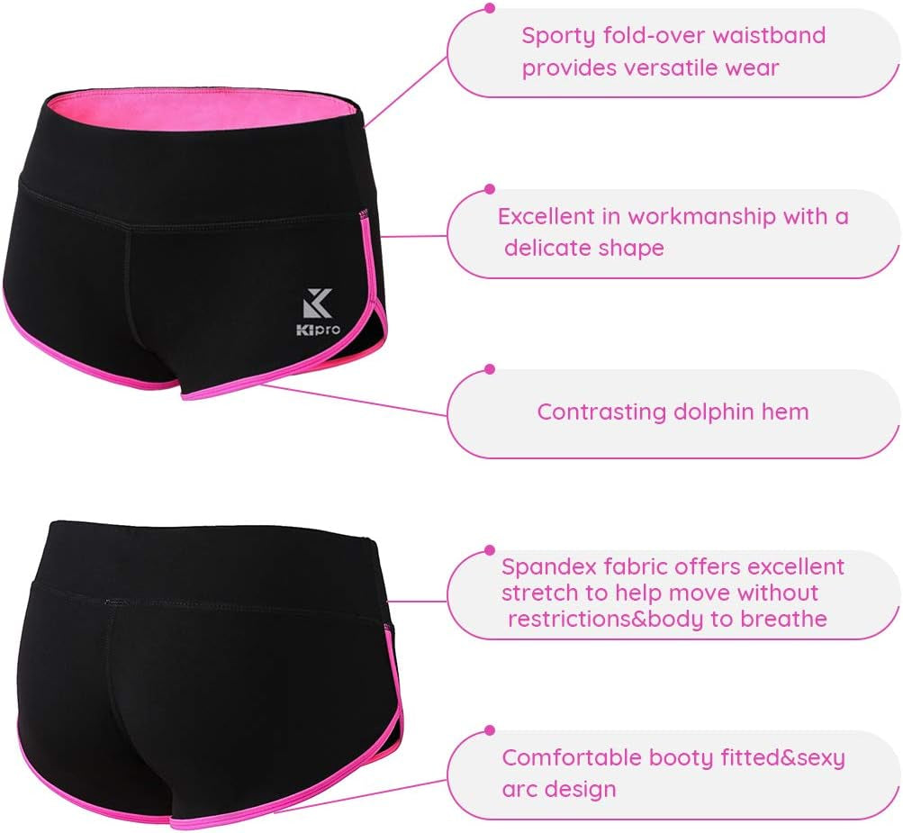 Stylish Women's Active Booty Shorts for Fitness, Yoga, Running & Gym Workouts