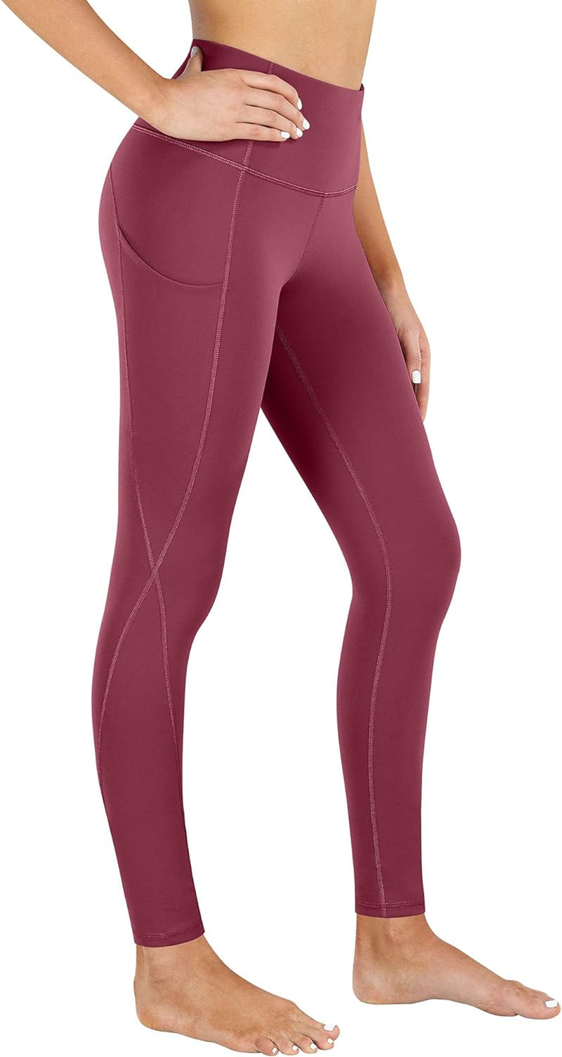 Stylish High Waist Yoga Pants for Women - Pocketed Workout Leggings for Ultimate Comfort and Performance